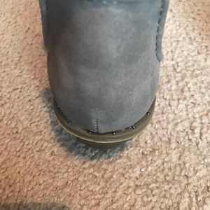 Grey booties size 7